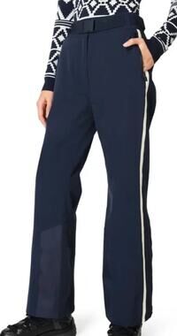 Sweaty Betty Alpine Ski Snow Pants Windproof Fleece Lining Navy Blue Size Medium